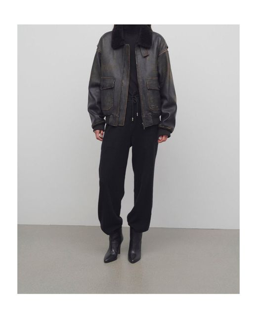 The Row Black Belt-Loop Casual Pants