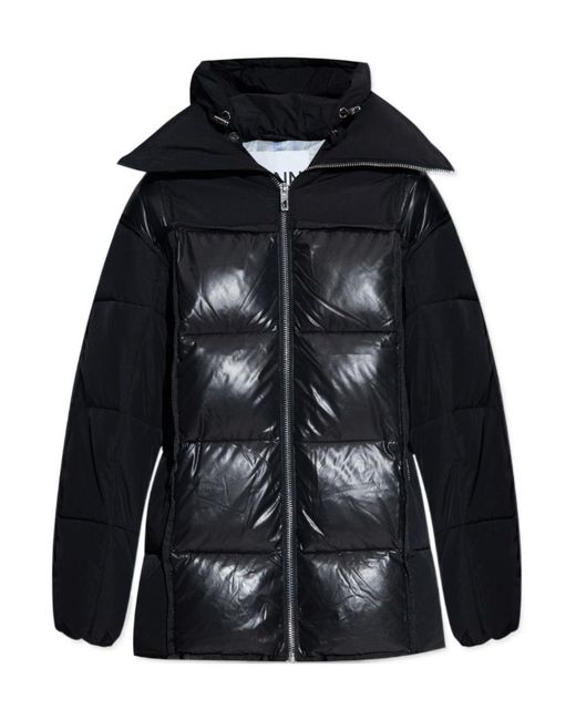 Ganni Black Zip-Up Padded Jacket