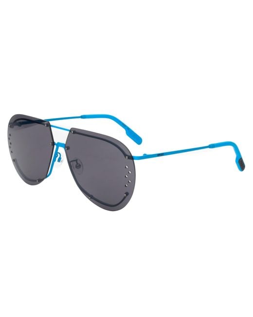 KENZO Blue Logo Sunglasses for men