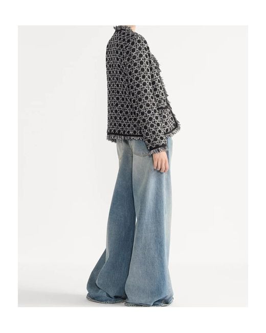 Dior Blue Flared Jeans