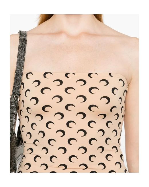 MARINE SERRE Natural Moon Phase Print Top