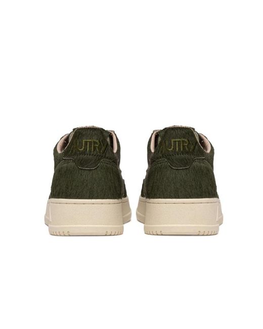 Autry Green Medalist Low-Top Sneakers