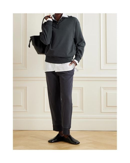 Brunello Cucinelli Blue Long-Sleeved Sweatshirt