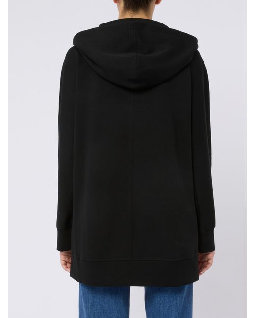 Max Mara Black Zippered Casual Jacket