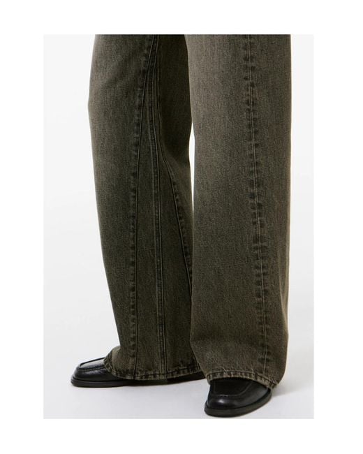 Our Legacy Gray Treble Cut Wide-Leg Jeans