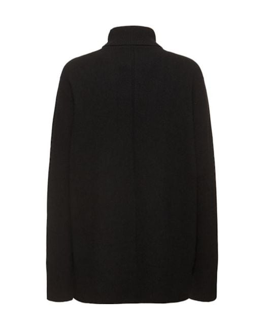 The Row Black Long-Sleeved Sweater