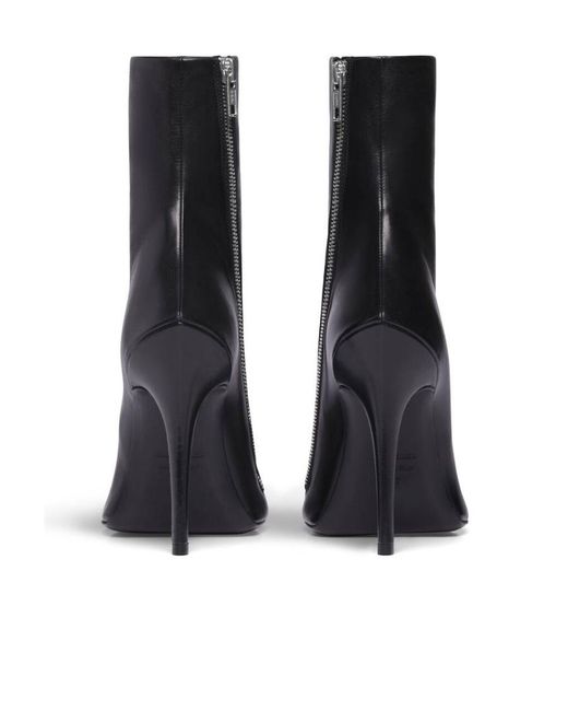 Balenciaga Black Witch Heeled Ankle Boots