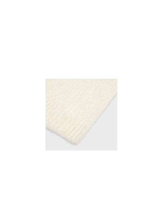 Céline White Fair Isle Scarf