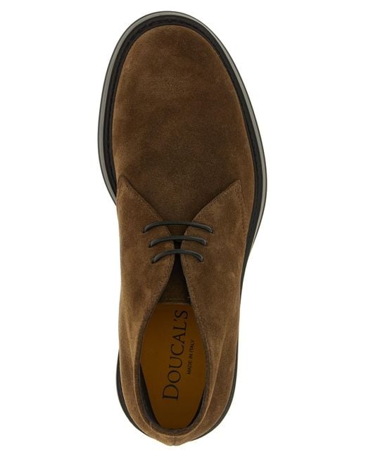 Doucal's Brown Chukka Ankle Boots for men