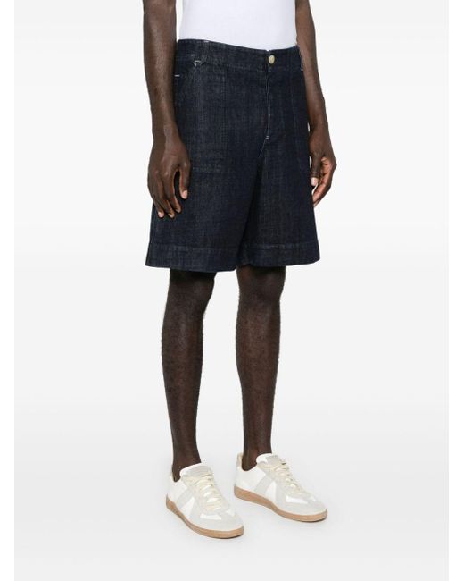 Jacquemus Blue Le Short De-Nîmes Shorts for men