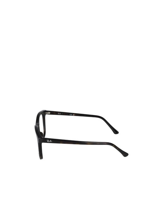 Ray-Ban White Oval Frame Glasses for men
