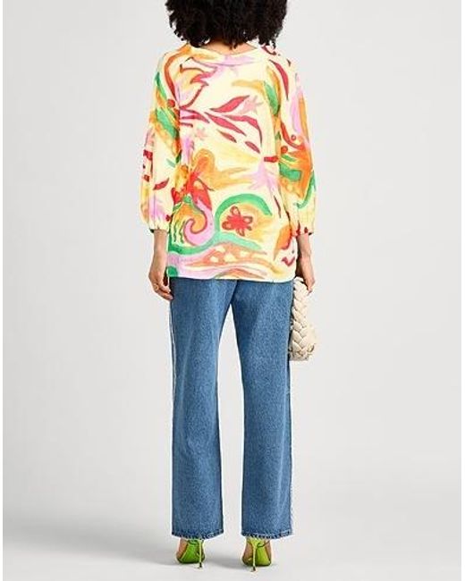 Marni Pink V-Neck Long-Sleeved Top