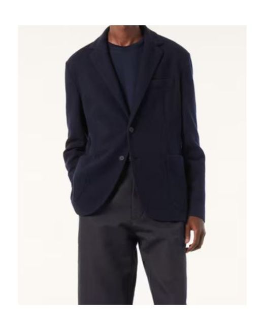 Loro Piana Blue Single-Breasted Jacket for men