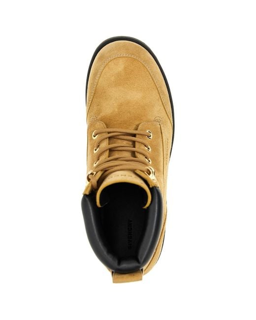 Givenchy Black Trekker Lace-Up Ankle Boots