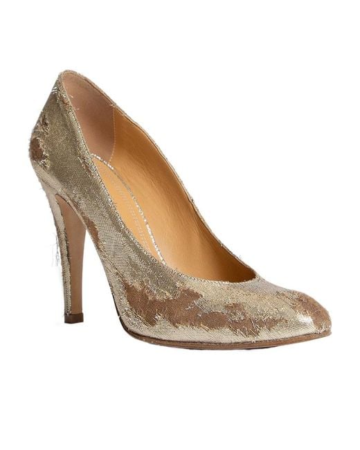 Maison Margiela White Distressed Detailed Pumps