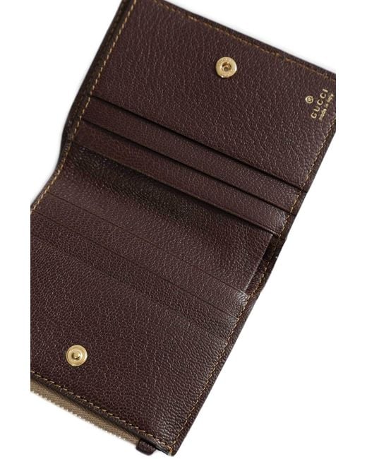 Gucci White Small Gg Wallet