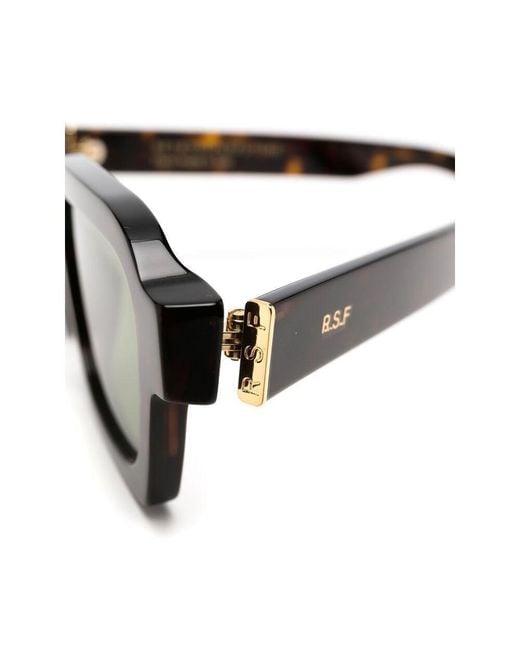 Retrosuperfuture Green Caro Tortoiseshell-Effect Sunglasses