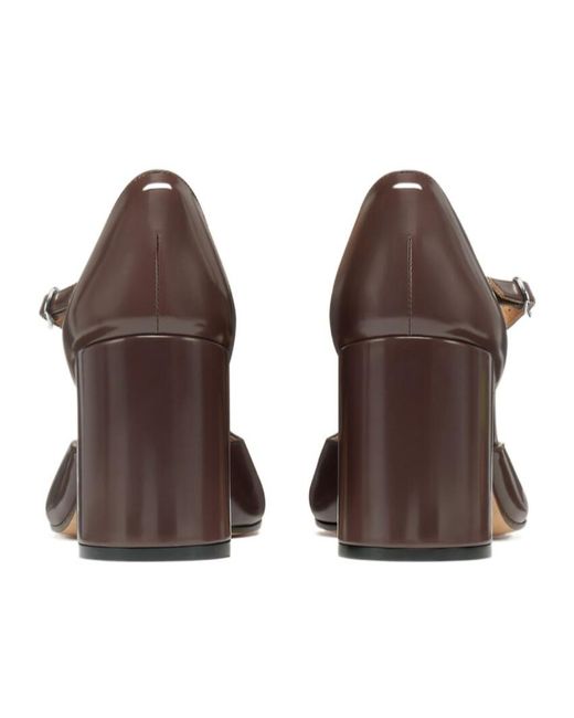 Maison Margiela Brown Tabi Décolleté