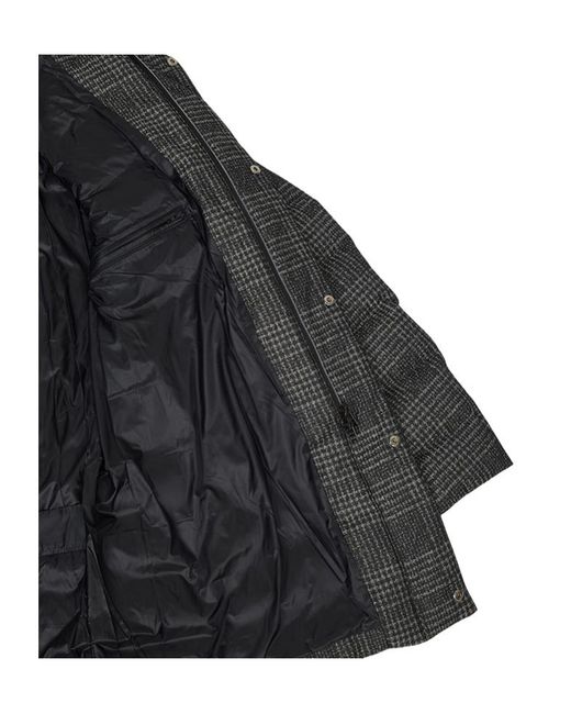 Herno Gray Long-Sleeved Down Jacket for men