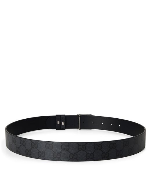 Gucci White Gg Monogram Coated Canvas Belt for men