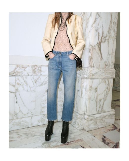 Valentino Natural Contrast Trim Jackets