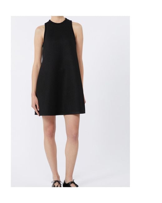 Max Mara Black Didone Mesh Flared Dress