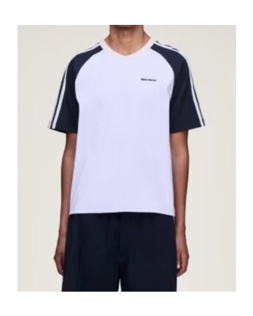 Adidas by Wales Bonner Purple Adidas X Wales Bonner Contrasted T-Shirt for men