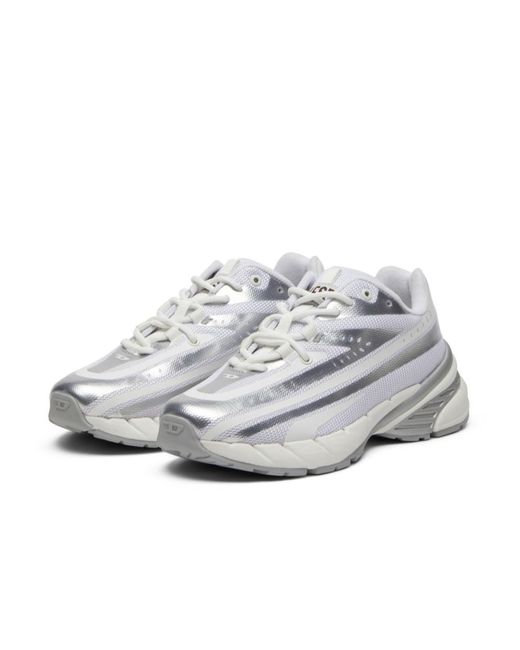 DIESEL White D-Airspeed Sneakers for men