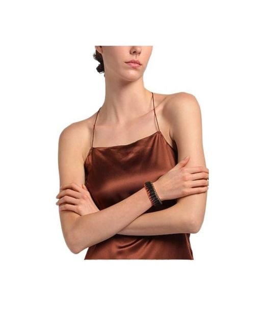 Marni Brown Leather Bracelets