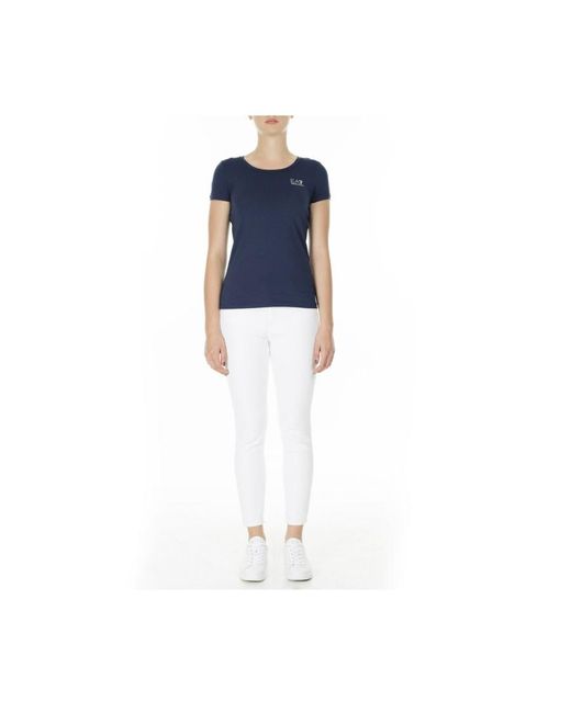 EA7 Blue Logot-Shirt