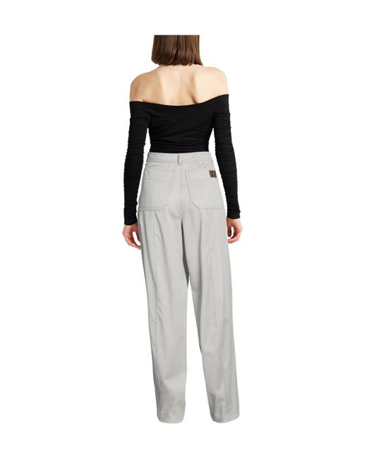 Max Mara Gray Casual Trousers