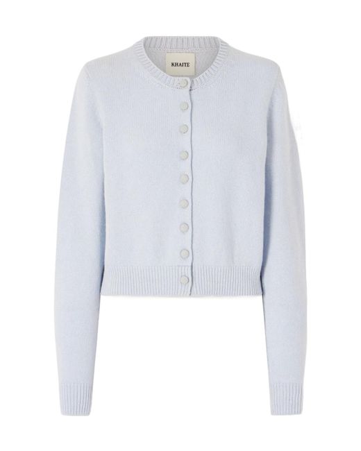 Khaite Blue Everheart Cardigan