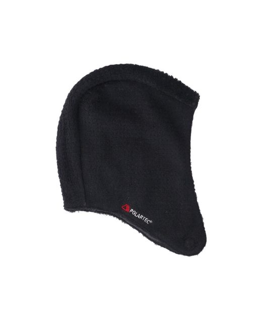 Roa Black Aviator Polartec Logo Detailed Hat for men
