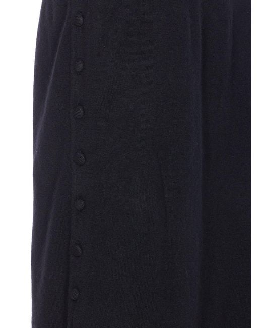 Lisa Yang Blue Double-Layered Pants