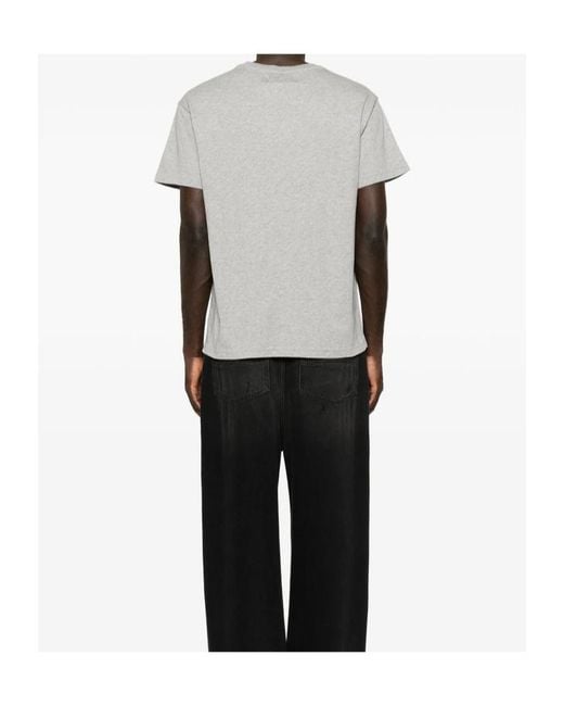 Vivienne Westwood Gray Orb-Embroidered T-Shirt for men