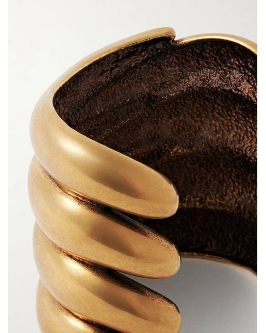 Khaite Natural Cyclone-Plated Cuff