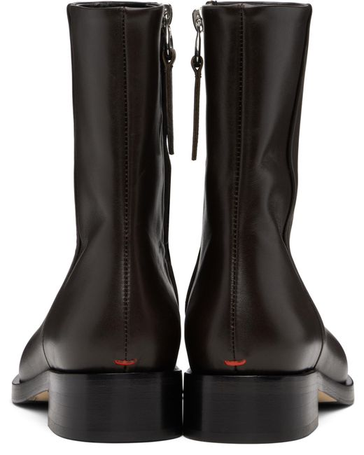 Aeyde Black Vincent Ankle Boots