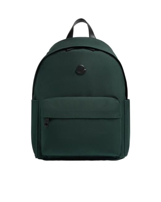 Moncler Green New Pierrick Logo Detailed Backpack for men