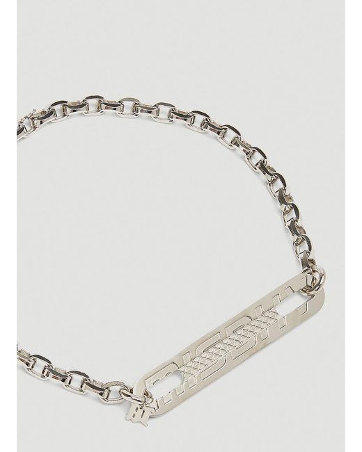 M I S B H V Metallic Logo Bracelet