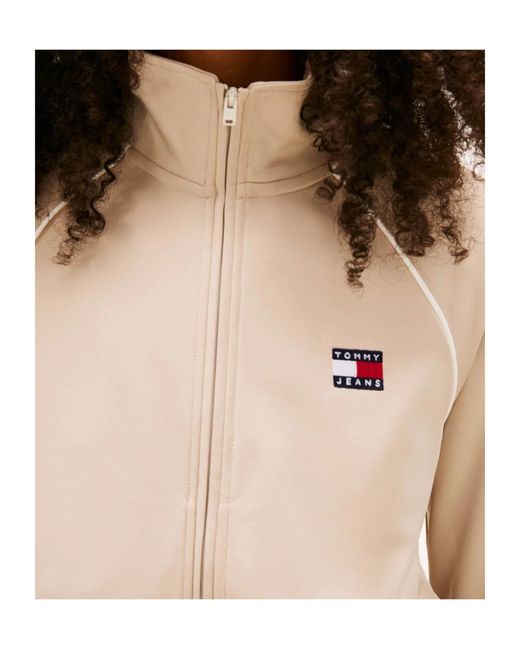 Tommy Hilfiger Natural Logo Zip-Up Sweatshirt