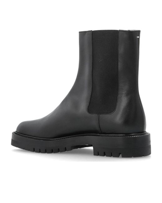 Maison Margiela Black Tabi Toe Chelsea Boots