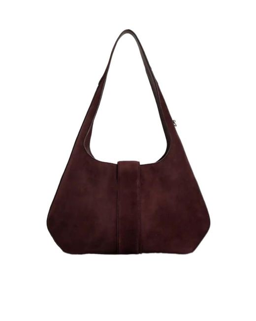 Roger Vivier Purple Belle Vivier Small Hobo Bag