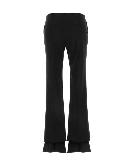 Chloé Black Chloé Low-Waisted Flared Trousers