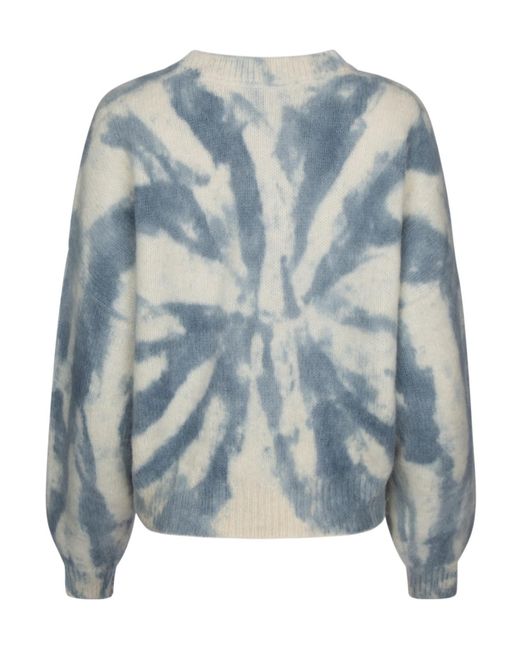 Céline Blue Triomphe Crew Neck Sweater