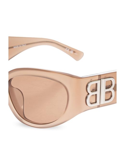 Balenciaga Pink Eyewear Bossy Cat-Eye Frame Sunglasses