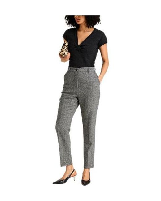 Dolce & Gabbana Gray Two-Tone Casual Pants