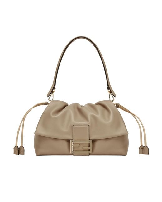 ショルダーバッグ・ポシェット FENDI Mamma Baguette Large' shoulder bag Mamma Baguette Large Leather Black | Fendi