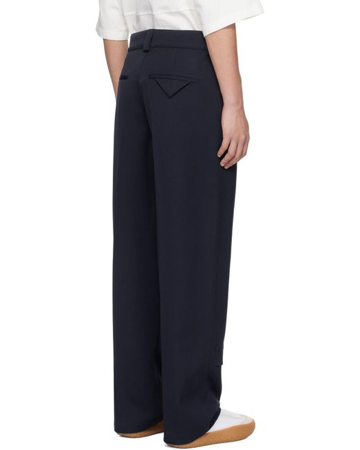 Bottega Veneta Blue Straight Leg Trousers for men