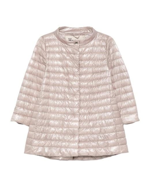 Herno Natural Long-Sleeved Down Jacket