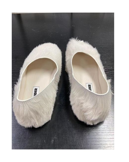 Jil Sander White Slippers